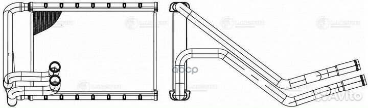 Радиатор отоп. для а/м Hyundai Sonata (05) /Gra