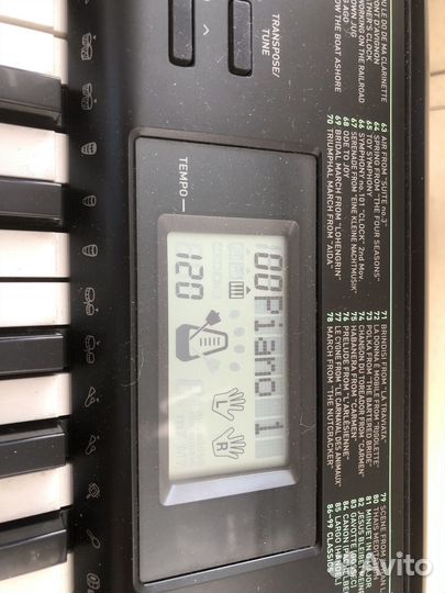 Цифровое пианино casio ctk 1100