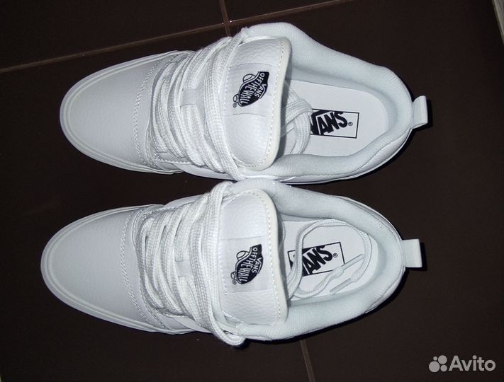 Кеды Vans Knu Skool Leather White