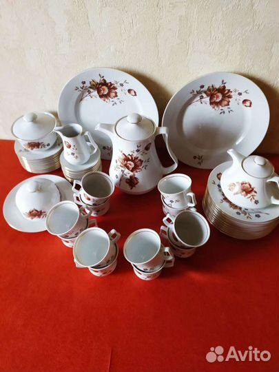 Чайно кофейный сервиз фарфор Германии