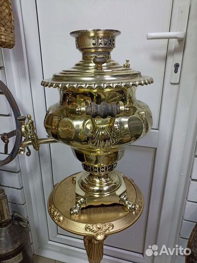 Самовар на дровах старинный