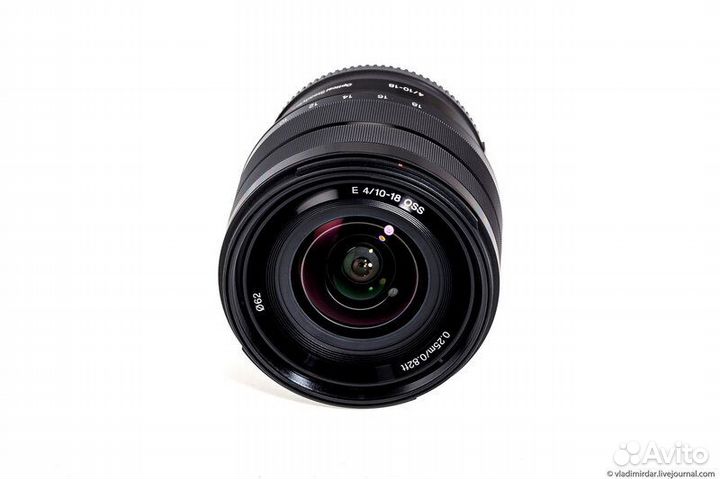Объектив Sony E 10-18mm