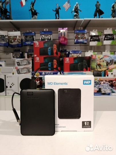 Внешний жесткий диск WD Elements 1 TB