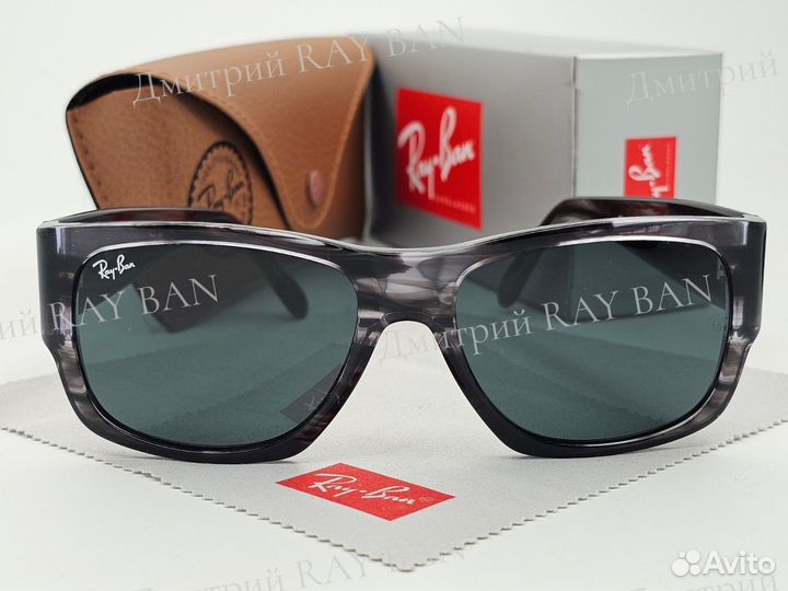 Очки Ray Ban 2187 Nomad Marble Black Стекло