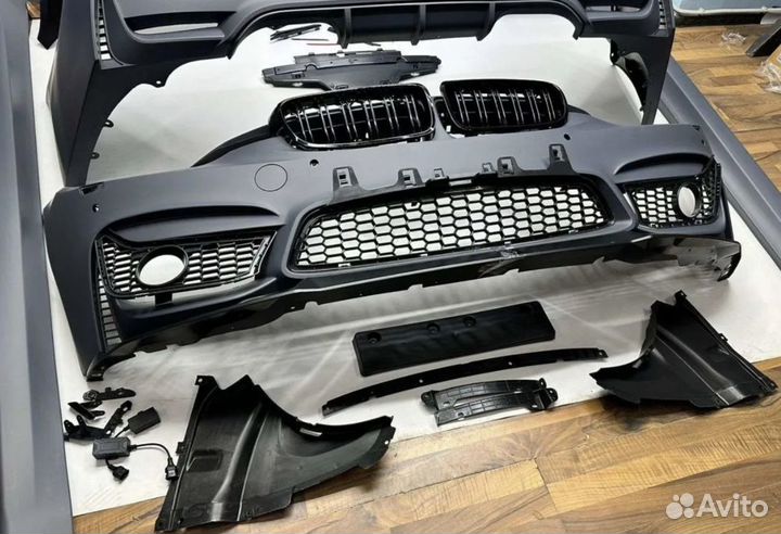 Обвес bmw f30 M look с крыльями