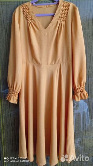 Винтажное платье 70-80г