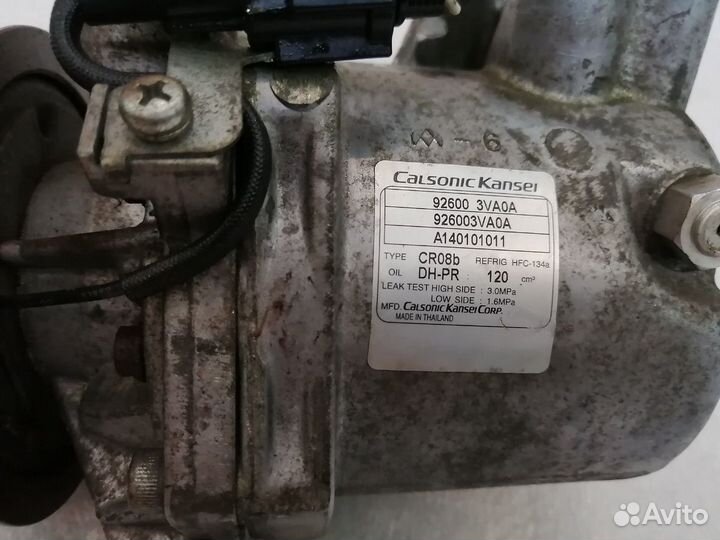 Компрессор кондиционера 926003VA0A nissan HR12DE