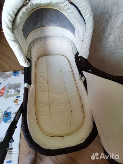 Коляска с люлькой 2 в 1 Шоколад