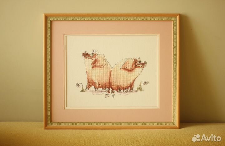 Картина вышитая крестом