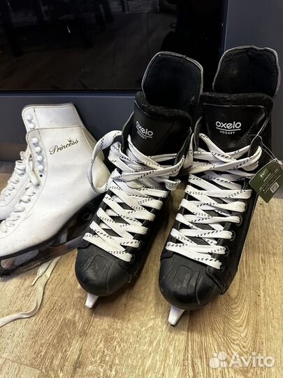 Коньки 2 пары