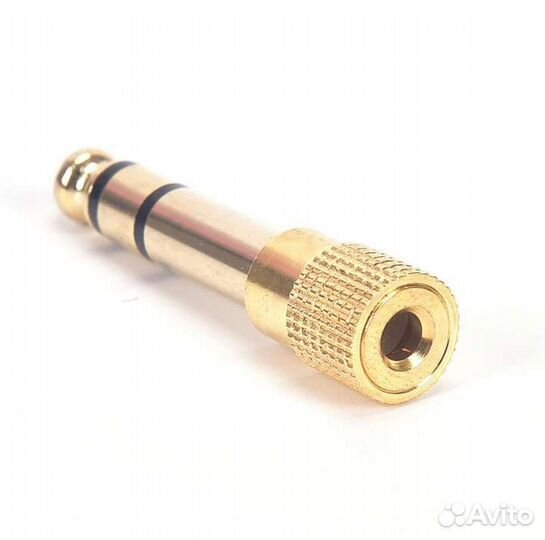 Стерео переходник Premier-HD с 6.3мм на 3.5мм