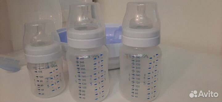 Philips avent Стерилизатор для свчпечи+3 бутылочки