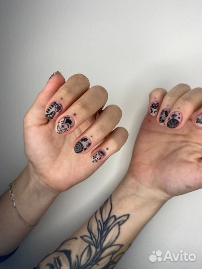 Маникюр наращивание мещера