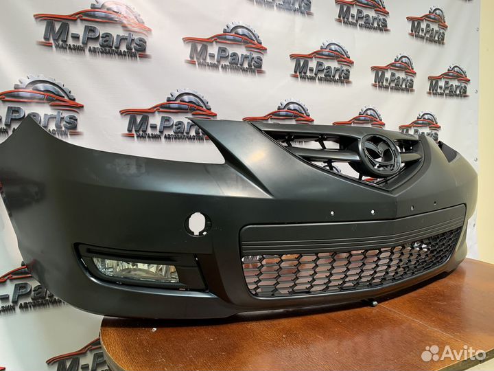 Бампер передний mazda 3 bk sedan sport в сборе