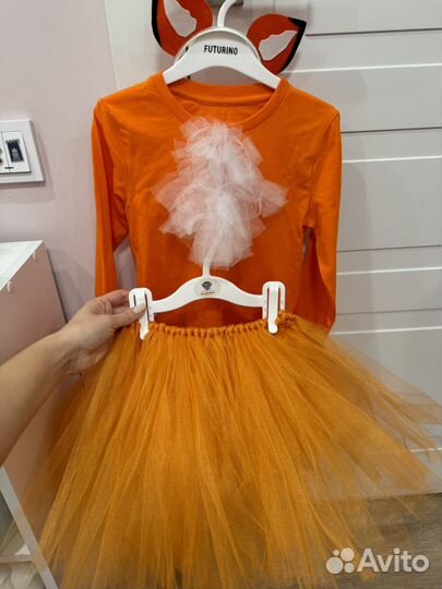 Костюм лисы, наряд на утренник осени, нового года