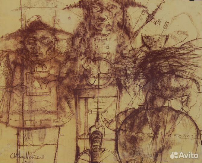 Картина Самураи