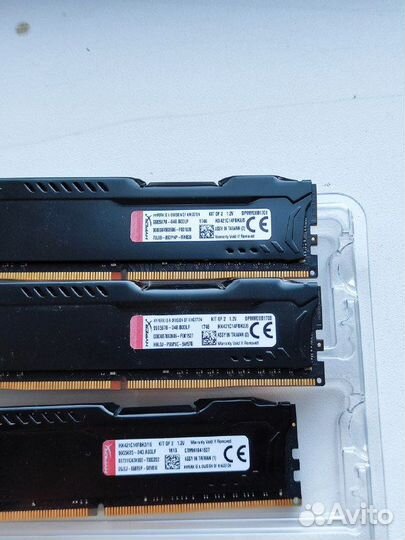 Kingston hyperx fury ddr4 8gb (2х4gb)