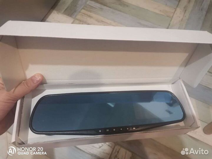 Зеркало видеорегистратор с камерой заднего вида