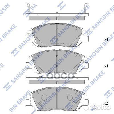 Колодки тормозные hyundai santa FE 12/KIA sore