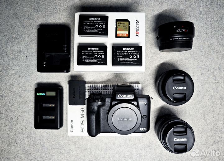 Фотоаппарат Canon EOS M50 Kit