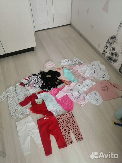 Пакет одежды для девочки 62 68