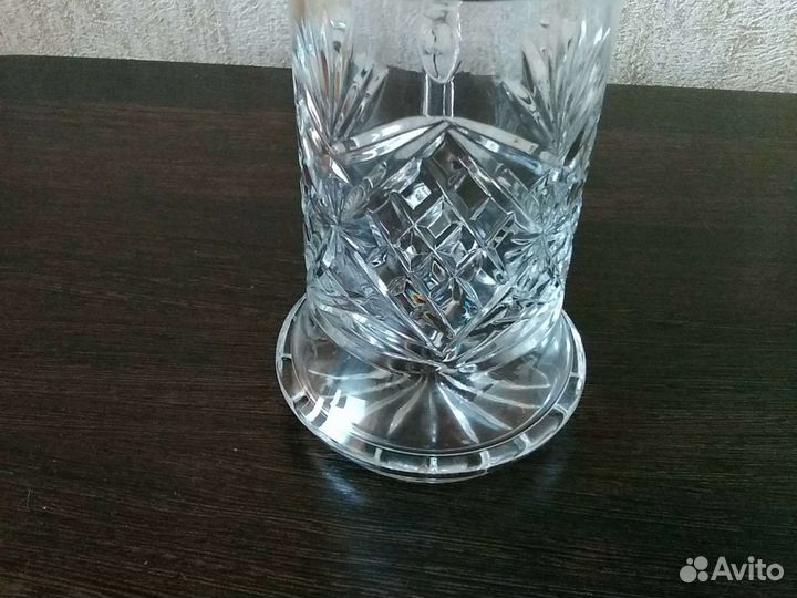 Хрустальные пивные кружки