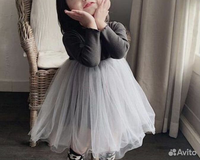 Пышное платье для девочки