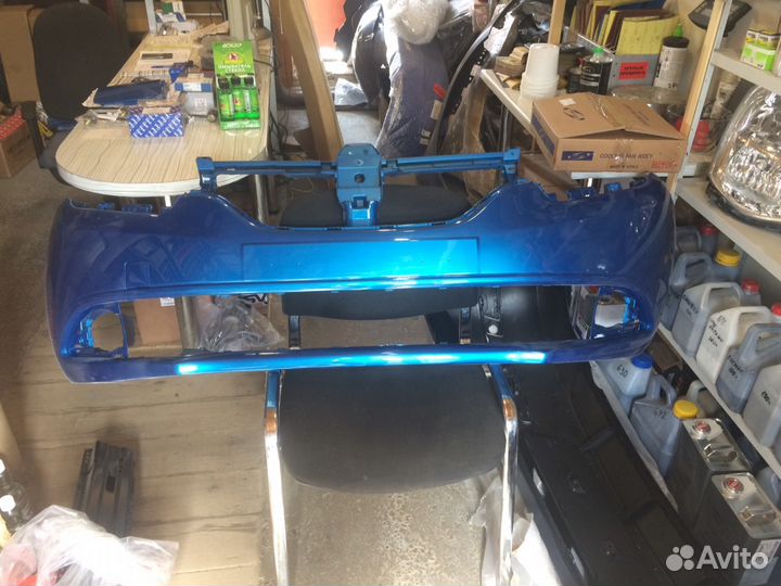 Бампер передний Renault Logan II, Sandero II 2014)