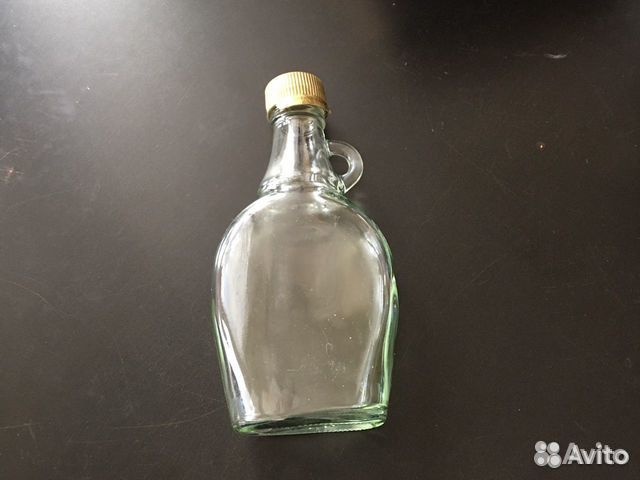 Бутылка маленькая с ручкой, бутылка узкая