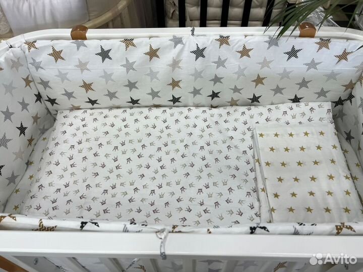 Комплект детского постельного белья в кроватку
