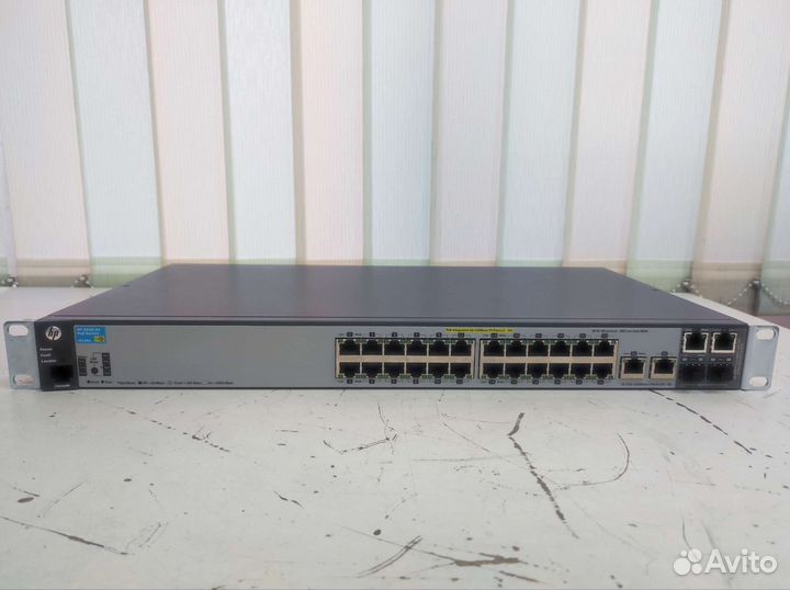 POE управляемый L2 коммутатор HP 2520-24 J9138A