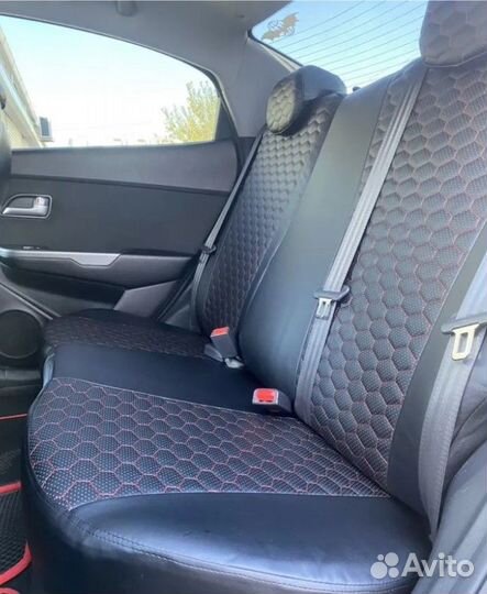 Чехлы Chevrolet Cruze Экокожа Соты