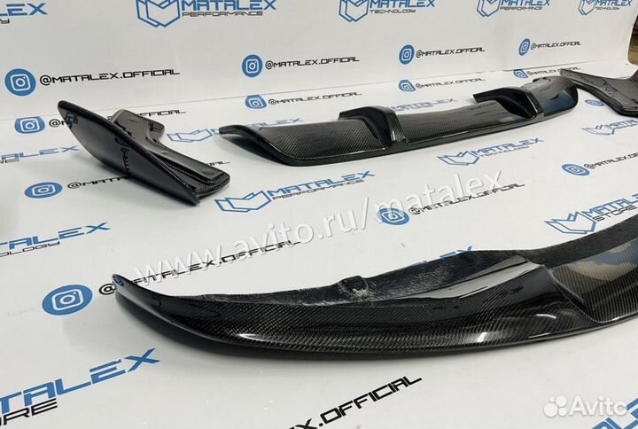 Обвес для BMW F15 Perfomance карбон, сплиттер