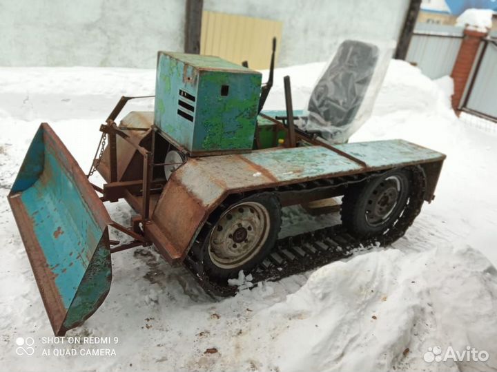 Самодельный гусеничный трактор