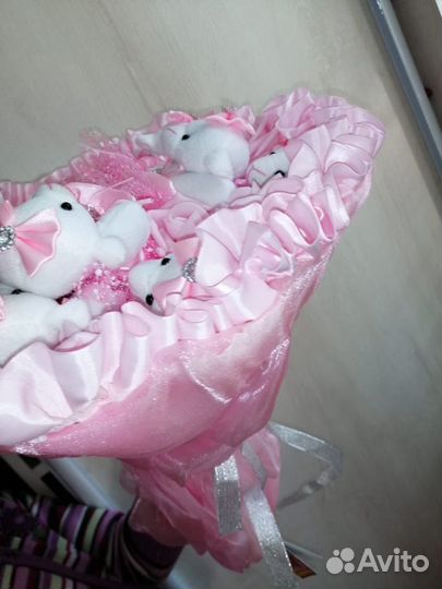 Букеты из мягких игрушек