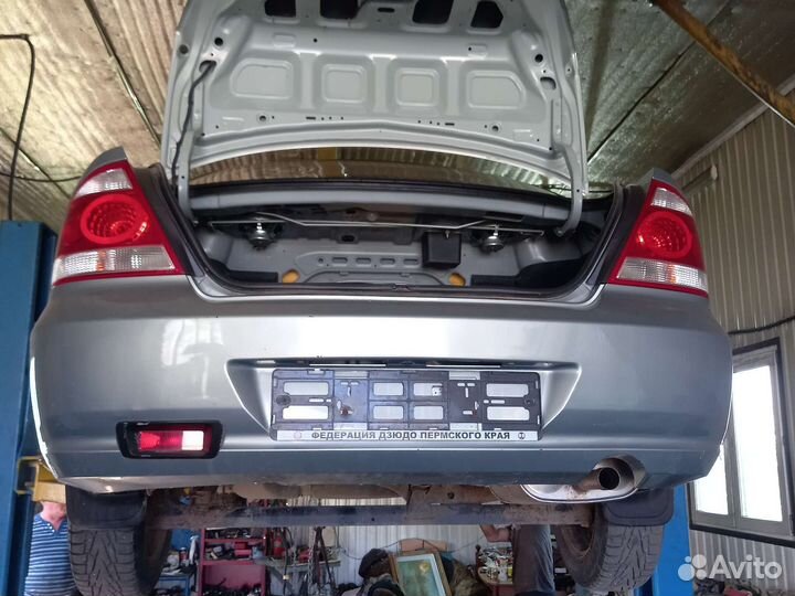 Бампер задний nissan almera classic