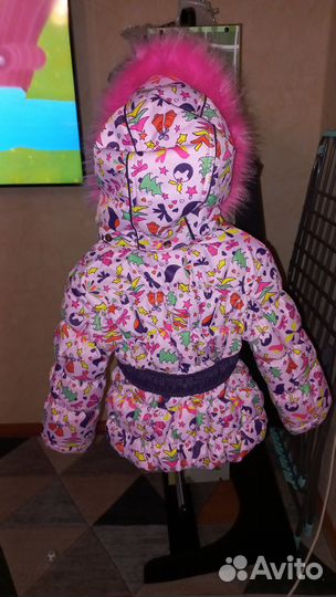 Зимний костюм для девочки 80 86