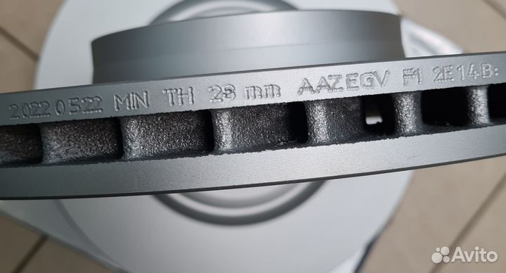 Диск тормозной передний audi A4/A5/Q5