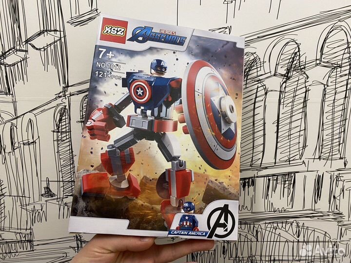Lego Marvel Avengers Movie (Капитан Америка)