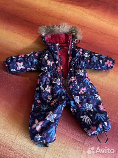 Зимний комбинезон для девочки 86 92