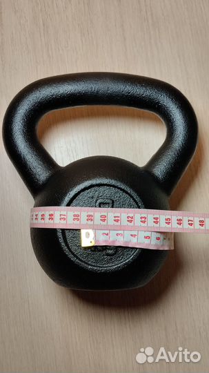 Гиря для фитнеса 8 кг чугунная новая