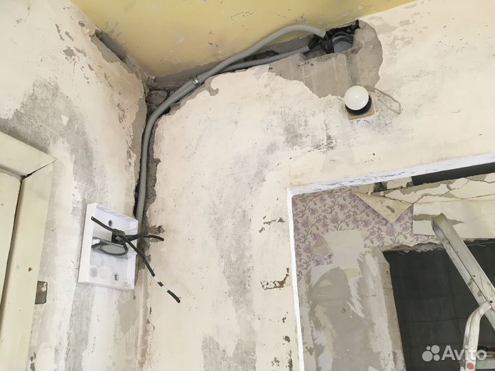 Услуги электрика монтаж, установка, штробление