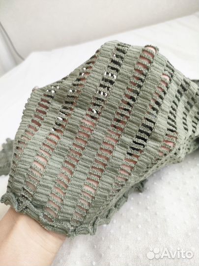 9лет /134см Кофточка хаки для девочки C&A новая