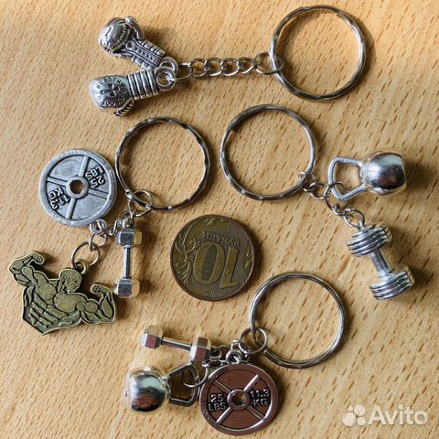 Брелок Гантель Гиря