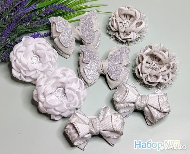 Наборы бантиков 4 пары