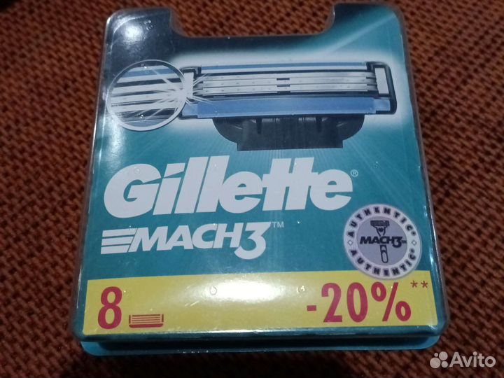 95. Gillette mach 3 8 шт