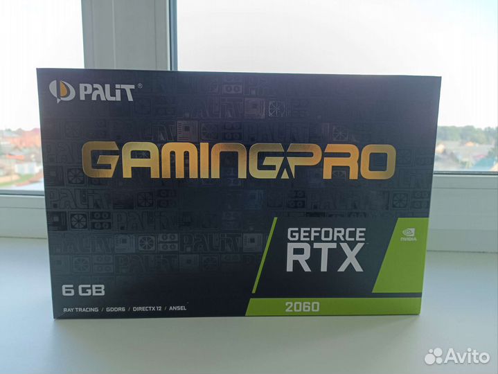 Видеокарта RTX 2060 Palit Gaming Pro