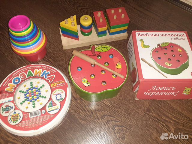 Развивающие игрушки для детей 1-2 года