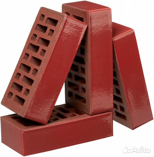 Облицовочный кирпич красный
