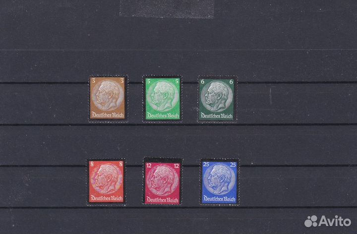 Марки Германия 1933 - 1945 год